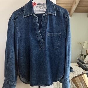Gap Denim Long Sleeve Shirt